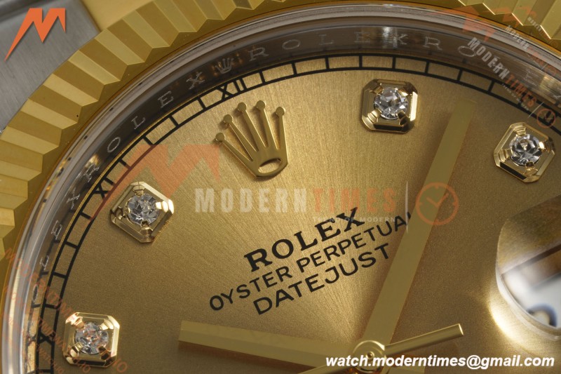 Rolex - Datejust 126333 41mm 904L Gain Weight Oys Flt YG/SS Gold/Dia ARF SH3235