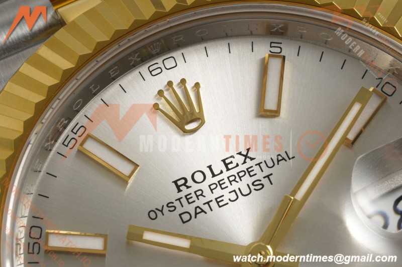 Rolex - Datejust 126333 41mm 904L Gain Weight Jub Flt YG/SS Silv/Stk ARF SH3235