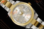 Rolex - Datejust 126333 41mm 904L Gain Weight Oys Flt YG/SS Silv/Stk ARF SH3235