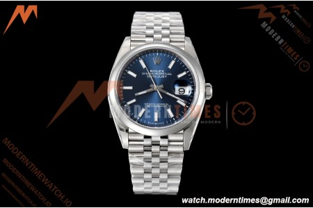Rolex - Datejust 36mm 126200 Jub Smt 904L SS/SS Blue/Stk VSF VS3235