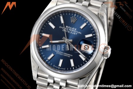 Rolex - Datejust 36mm 126200 Jub Smt 904L SS/SS Blue/Stk VSF VS3235