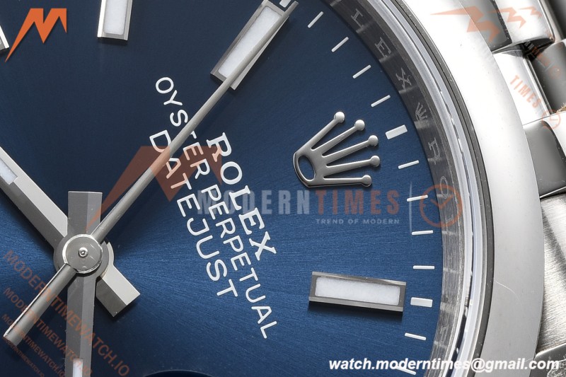 Rolex - Datejust 36mm 126200 Jub Smt 904L SS/SS Blue/Stk VSF VS3235