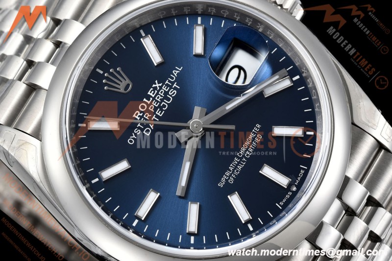 Rolex - Datejust 36mm 126200 Jub Smt 904L SS/SS Blue/Stk VSF VS3235