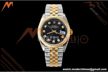 Rolex - Datejust 126233 36mm Jub Flt 904L YG/SS Blk/Dia VSF VS3235