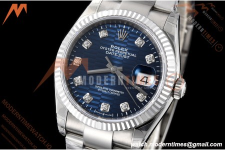Rolex - Datejust 126234 36mm Oys Flt 904L SS/SS Blu/Dia VSF VS3235