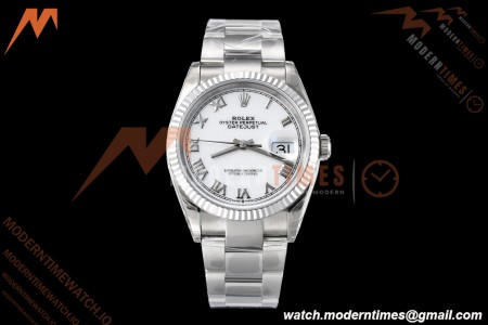 Rolex - Datejust 126234 36mm Oys Flt 904L SS/SS Wht/Rmn VSF VS3235