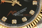 Rolex - Datejust 126233 36mm Oys Flt 904L YG/SS Blk/Dia ARF SH3235