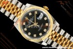 Rolex - Datejust 126233 36mm Jub Flt 904L YG/SS Blk/Dia ARF SH3235