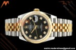Rolex - Datejust 126233 36mm Jub Flt 904L YG/SS Blk/Dia ARF SH3235