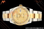 Rolex - Datejust 126233 36mm Oys Flt 904L YG/SS G-Wave/Stk ARF SH3235
