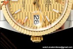 Rolex - Datejust 126233 36mm Jub Flt 904L YG/SS G-Wave/Stk ARF SH3235