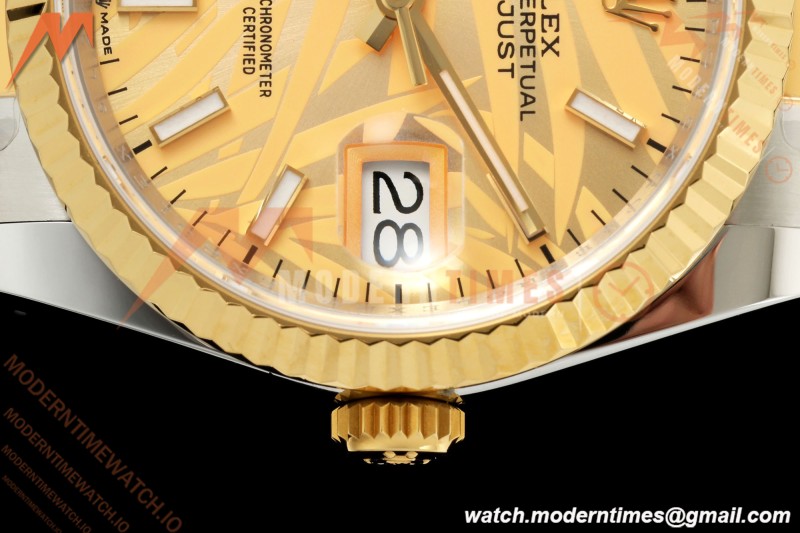 Rolex - Datejust 126233 36mm Oys Flt 904L YG/SS G-Palm/Stk ARF SH3235 | 롤렉스 - 데이트저스트 126233 36mm 오이즈 플라이백 904L YG/SS G-팜/스틸 ARF SH3235