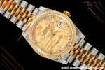 Rolex - Datejust 126233 36mm Jub Flt 904L YG/SS G-Palm/Stk ARF SH3235