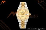 Rolex - Datejust 126233 36mm Jub Flt 904L YG/SS G-Palm/Dia ARF SH3235 | 롤렉스 - 데이트저스트 126233 36mm 주브 플랫 904L YG/SS G-팜/다이아 ARF SH3235
