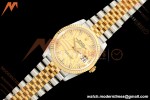 Rolex - Datejust 126233 36mm Jub Flt 904L YG/SS G-Palm/Dia ARF SH3235 | 롤렉스 - 데이트저스트 126233 36mm 주브 플랫 904L YG/SS G-팜/다이아 ARF SH3235