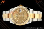 Rolex - Datejust 126233 36mm Oys Flt 904L YG/SS Gold/Stk ARF SH3235