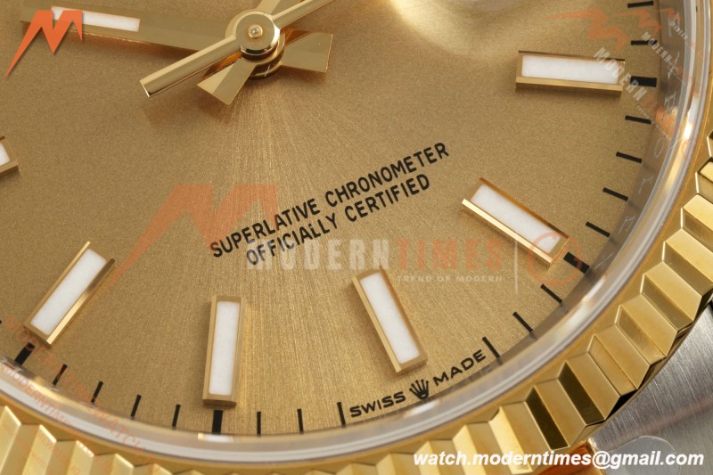 Rolex - Datejust 126233 36mm Oys Flt 904L YG/SS Gold/Stk ARF SH3235