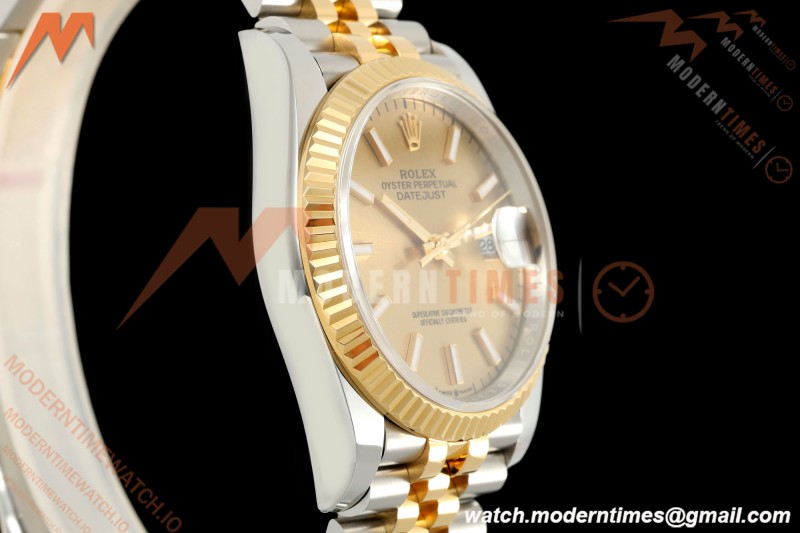 Rolex - Datejust 126233 36mm Jub Flt 904L YG/SS Gold/Stk ARF SH3235