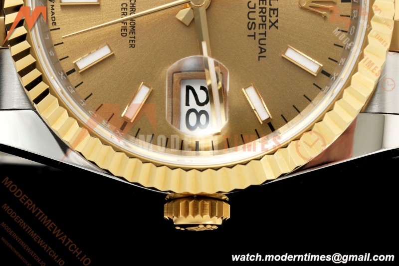 Rolex - Datejust 126233 36mm Jub Flt 904L YG/SS Gold/Stk ARF SH3235