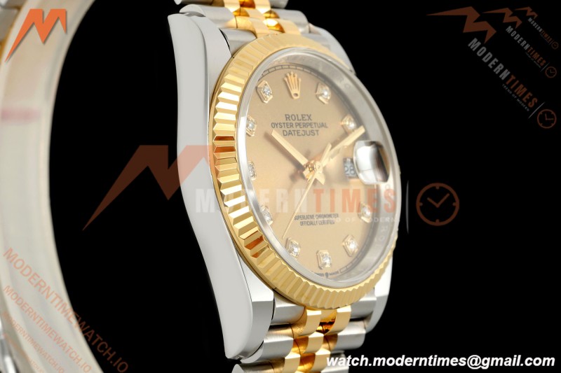 Rolex - Datejust 126233 36mm Jub Flt 904L YG/SS Gold/Dia ARF SH3235