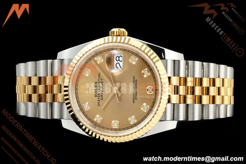 Rolex - Datejust 126233 36mm Jub Flt 904L YG/SS Gold/Dia ARF SH3235