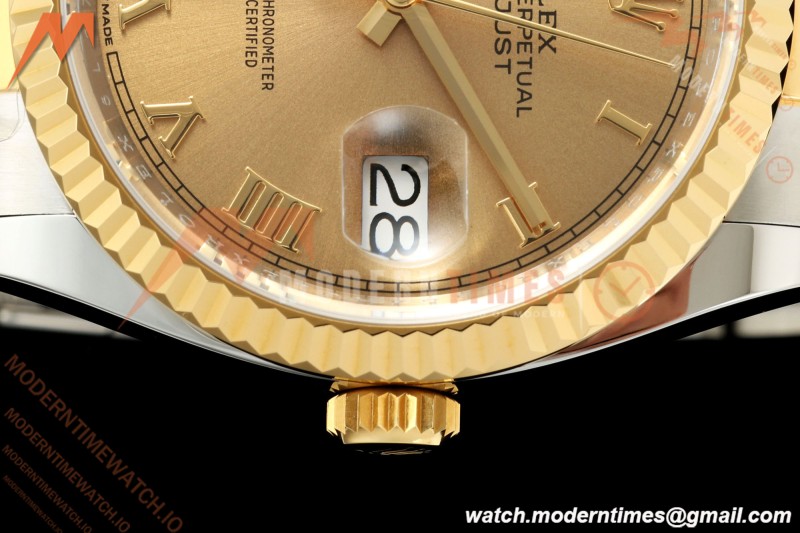 Rolex - Datejust 126233 36mm Oys Flt 904L YG/SS Gold/Rmn ARF SH3235