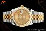 Rolex - Datejust 126233 36mm Jub Flt 904L YG/SS Gold/Rmn ARF SH3235 | 롤렉스 - 데이트저스트 126233 36mm 주브 플랫 904L YG/SS 골드/Rmn ARF SH3235