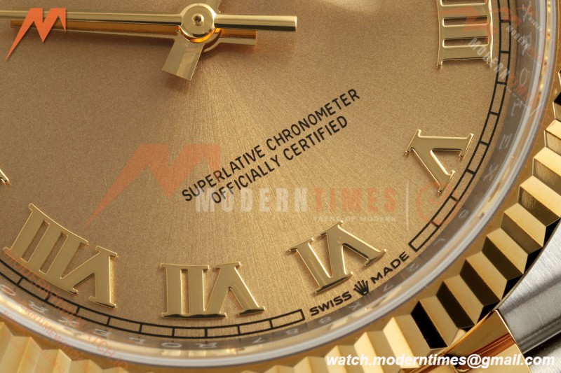 Rolex - Datejust 126233 36mm Jub Flt 904L YG/SS Gold/Rmn ARF SH3235 | 롤렉스 - 데이트저스트 126233 36mm 주브 플랫 904L YG/SS 골드/Rmn ARF SH3235