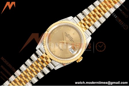 Rolex - Datejust 126233 36mm Jub Flt 904L YG/SS Gold/Rmn ARF SH3235