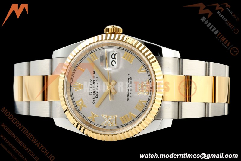 Rolex - Datejust 126233 36mm Oys Flt 904L YG/SS Silv/Rmn ARF SH3235 | 롤렉스 - 데이트저스트 126233 36mm Oys Flt 904L YG/SS Silv/Rmn ARF SH3235
