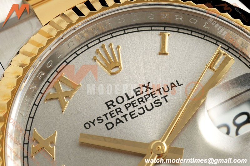 Rolex - Datejust 126233 36mm Oys Flt 904L YG/SS Silv/Rmn ARF SH3235 | 롤렉스 - 데이트저스트 126233 36mm Oys Flt 904L YG/SS Silv/Rmn ARF SH3235