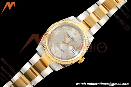 Rolex - Datejust 126233 36mm Oys Flt 904L YG/SS Silv/Rmn ARF SH3235