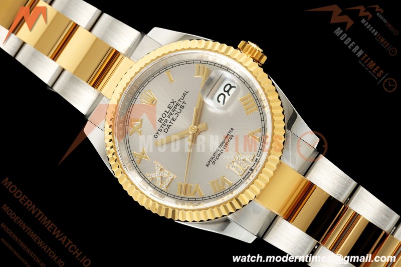 Rolex - Datejust 126233 36mm Oys Flt 904L YG/SS Silv/Rmn ARF SH3235 | 롤렉스 - 데이트저스트 126233 36mm Oys Flt 904L YG/SS Silv/Rmn ARF SH3235