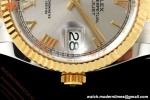 Rolex - Datejust 126233 36mm Oys Flt 904L YG/SS Silv/Rmn ARF SH3235 | 롤렉스 - 데이트저스트 126233 36mm Oys Flt 904L YG/SS Silv/Rmn ARF SH3235