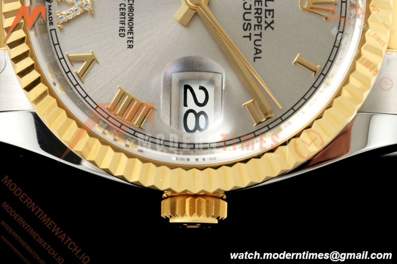 Rolex - Datejust 126233 36mm Oys Flt 904L YG/SS Silv/Rmn ARF SH3235 | 롤렉스 - 데이트저스트 126233 36mm Oys Flt 904L YG/SS Silv/Rmn ARF SH3235