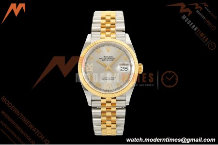 Rolex - Datejust 126233 36mm Jub Flt 904L YG/SS Silv/Rmn ARF SH3235