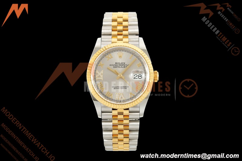 Rolex - Datejust 126233 36mm Jub Flt 904L YG/SS Silv/Rmn ARF SH3235