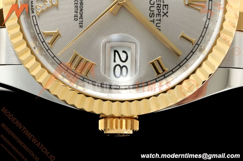 Rolex - Datejust 126233 36mm Jub Flt 904L YG/SS Silv/Rmn ARF SH3235