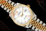 Rolex - Datejust 126233 36mm Jub Flt 904L YG/SS Wht/Stk ARF SH3235