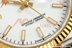 Rolex - Datejust 126233 36mm Jub Flt 904L YG/SS Wht/Stk ARF SH3235