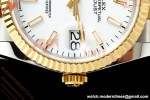 Rolex - Datejust 126233 36mm Jub Flt 904L YG/SS Wht/Stk ARF SH3235