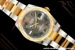 Rolex - Datejust 126233 36mm Oys Flt 904L YG/SS Grey/Rmn Wimbledon Dial ARF SH3235