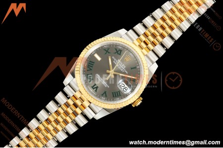 Rolex - Datejust 126233 36mm Jub Flt 904L YG/SS Grey/Rmn Wimbledon Dial ARF SH3235 | 롤렉스 - 데이트저스트 126233 36mm 주브 FLT 904L YG/SS 그레이/Rmn 윔블던 다이얼 ARF SH3235