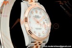 Rolex - Datejust 126231 36mm Jub Flt 904L RG/SS Wht/MOP/Dia ARF SH3235