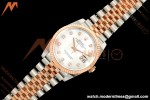 Rolex - Datejust 126231 36mm Jub Flt 904L RG/SS Wht/MOP/Dia ARF SH3235