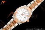 Rolex - Datejust 126231 36mm Oys Flt 904L RG/SS Wht/Stk ARF SH3235