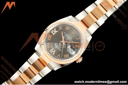 Rolex - Datejust 126231 36mm Oys Flt 904L RG/SS Grey/Rmn ARF SH3235 | 롤렉스 - 데이트저스트 126231 36mm 오이스 플렛 904L RG/SS 그레이/Rmn ARF SH3235