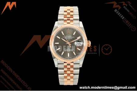 Rolex - Datejust 126231 36mm Jub Flt 904L RG/SS Grey/Stk ARF SH3235 | 롤렉스 - 데이트저스트 126231 36mm 주브 FLT 904L RG/SS 그레이/Stk ARF SH3235