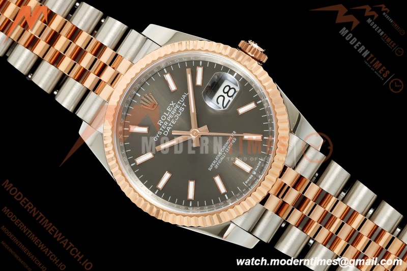 Rolex - Datejust 126231 36mm Jub Flt 904L RG/SS Grey/Stk ARF SH3235 | 롤렉스 - 데이트저스트 126231 36mm 주브 FLT 904L RG/SS 그레이/Stk ARF SH3235