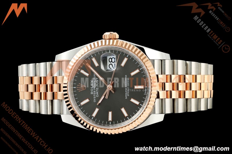Rolex - Datejust 126231 36mm Jub Flt 904L RG/SS Grey/Stk ARF SH3235 | 롤렉스 - 데이트저스트 126231 36mm 주브 FLT 904L RG/SS 그레이/Stk ARF SH3235